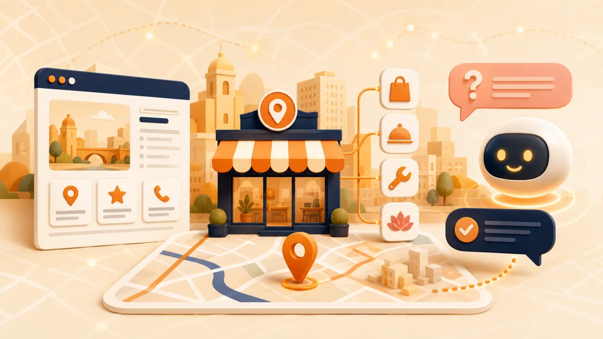 Capa de Conteúdo Local que Google e IAs Entendem: Cidade, Serviços e Respostas Claras