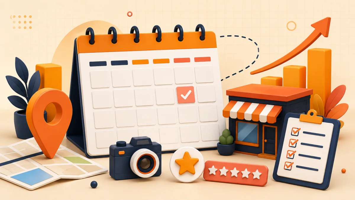 Capa de Plano de Ação de SEO Local: O Que Fazer nos Próximos 30 Dias
